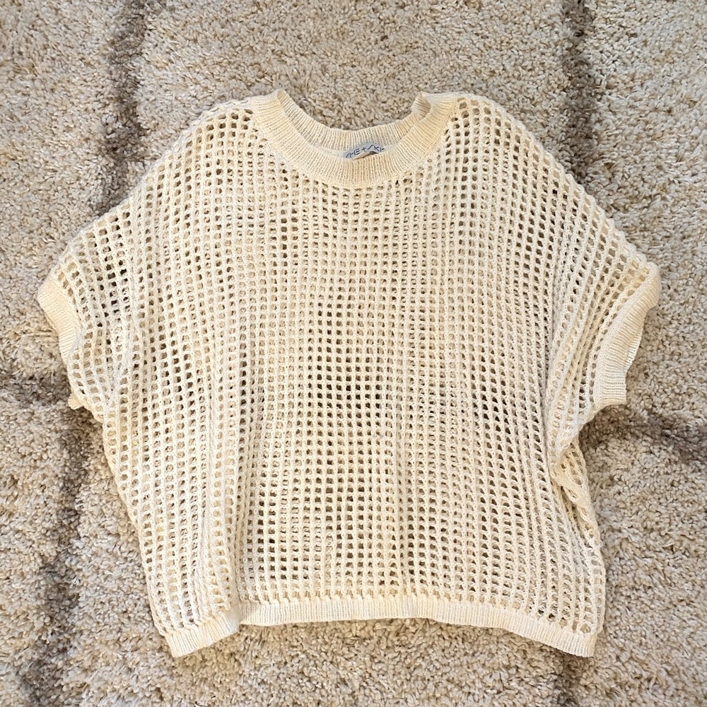 Women’s Waffle Knit Mesh Top